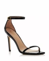 Stuart Weitzman Nudistcurve Ankle Strap Sandal In Black