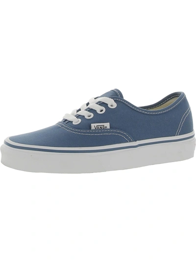 Vans Classic Womens Canvas Low Top Casual And Fashion Sneakers In Blue