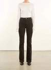 Sprwmn High-rise Micro Flare Denim Jeans In Multi