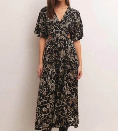 Z SUPPLY IRIS BATIK MIDI DRESS IN FLORAL