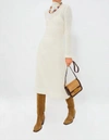 Alix Of Bohemia Nona Marble Knit Turtleneck Midi Dress In Multi