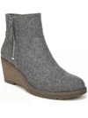 Dr. Scholl's Shoes Chloe Womens Wedge Boots In Grey