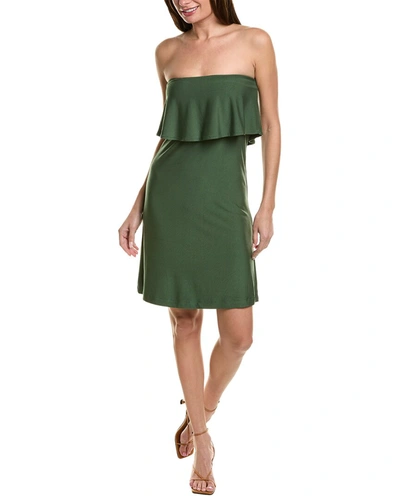 Helen Jon Kimberly Bandeau Mini Dress In Green