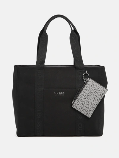 Guess Factory Ralphie Large Carry-all Tote Bag In Black