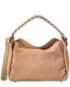 DOLCE VITA WHIPSTITCH HANDLE SMALL LEATHER SATCHEL