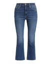 7 FOR ALL MANKIND WOMEN'S HIGH WAISTED SLIM KICK JEANS IN BLUE PRINT