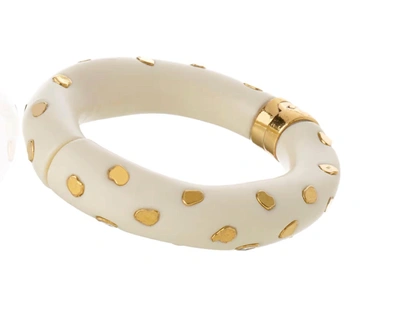 Nádia Gimenes Spot Magnet Bracelet In Off White