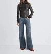 Rag & Bone Miramar Sofie High Waist Cotton Terry Sweatpant Jeans In Blue