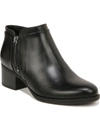 Naturalizer Karol Womens Faux Leather Side-zip Ankle Boots In Black