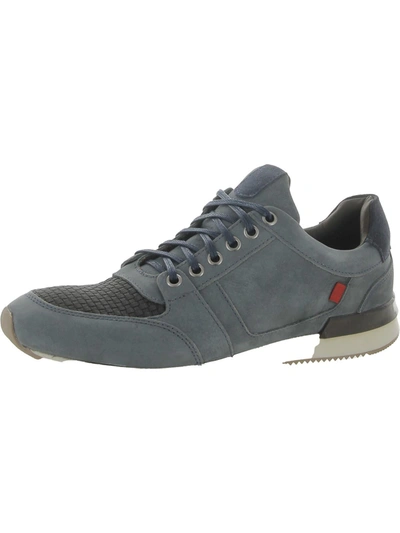Marc Joseph Empire State Womens Mixed Media Comfort Casual And Fashion Sneakers In Grey