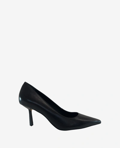 Kenneth Cole Women's Beatrix Slip On Pointed Toe High Heel Pumps In Black Leather