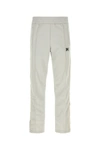 PALM ANGELS PALM ANGELS MAN LIGHT GREY POLYESTER JOGGERS