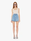 MOTHER SNACKS! HIGH WAISTED SAVORY SHORTS SHORTS ALL YOU CAN EAT IN BLUE - SIZE 30