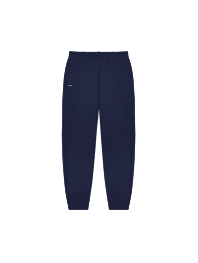 Pangaia Dna Barrel-leg Joggers In Navy