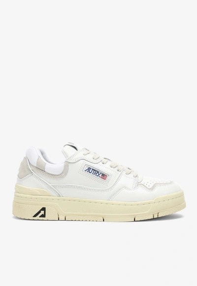 Autry Round Head Low-cut Casual Shoes In White