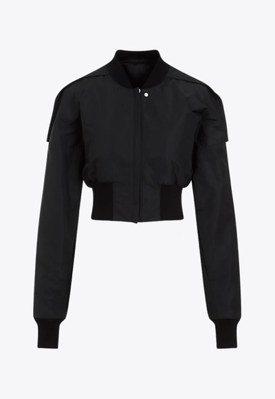 C.p. Company Rick Owens Collage Bomber Jacket In Black