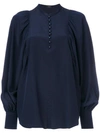 JOSEPH exaggerated sleeve blouse,JF00020512209414