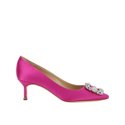 Manolo Blahnik Hangisi 50 Pumps In Yellow