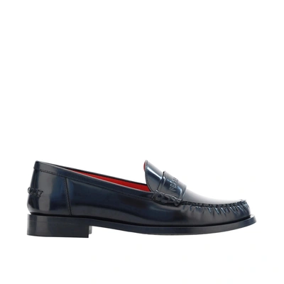 Ferragamo Detail Men Tailor Mocassin In Red