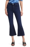 Frame Le Crop Flare Raw Hem Jeans In Fiona