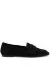 AEYDE AEYDE ALFIE COW SUEDE LEATHER BLACK SHOES