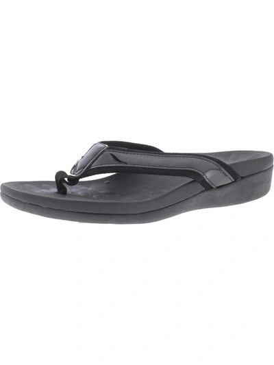 Megnya Womens Flip-flop Thong Sandals In Black