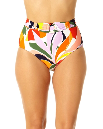 Anne Cole Soft Belted Hw Bottom In Multi