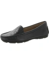 DRIVER CLUB USA NASHVILLE WOMENS LEATHER SLIP-ON LOAFERS