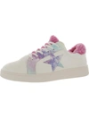 YOKI GLENY 09 WOMENS FAUX LEATHER STAR CASUAL AND FASHION SNEAKERS