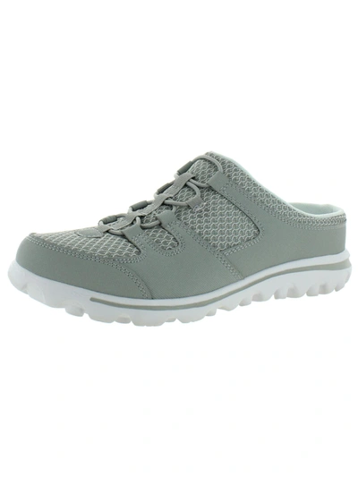 Propét Travel Activ Womens Cushioned Slip On Sneakers In Grey