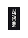 MACKAGE WOMENS TWO-TONE GRAPHIC WINTER SCARF