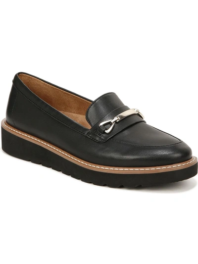 Naturalizer Elin Slip-on Loafer In Black Smooth Faux Leather