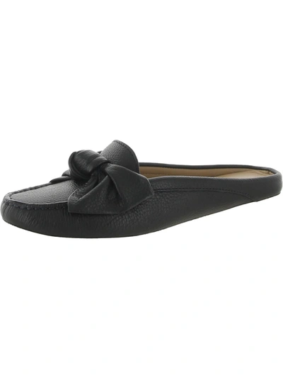 Driver Club Usa California Womens Leather Slip-on Mules In Black