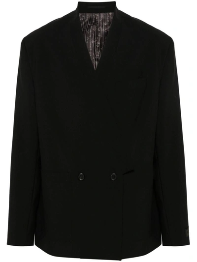 Kenzo Kimono Tailored Jacket Clothing In Black