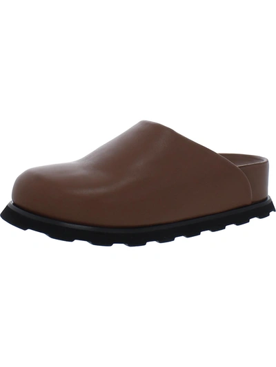 Proenza Schouler Womens Slip On Lifestyle Clogs In Brown
