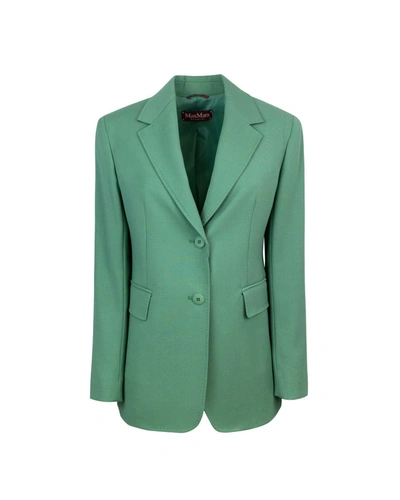 Max Mara Studio Single In Green