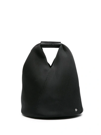 Mm6 Maison Margiela Japanese Bucket Bag In Black