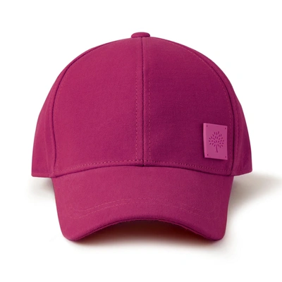 Mulberry Solid Baseball Cap In Red