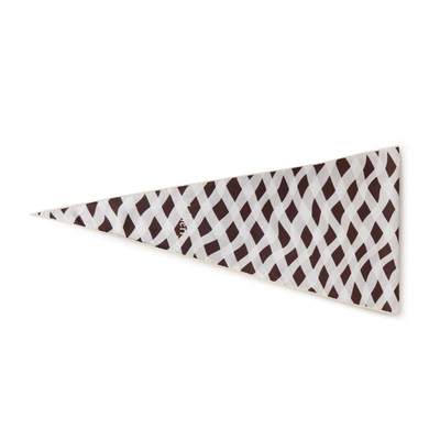 Mulberry Vichy Diamond Scarf In White