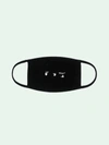 Off-white Logo Face Mask Omrg001s21jer001 In Black