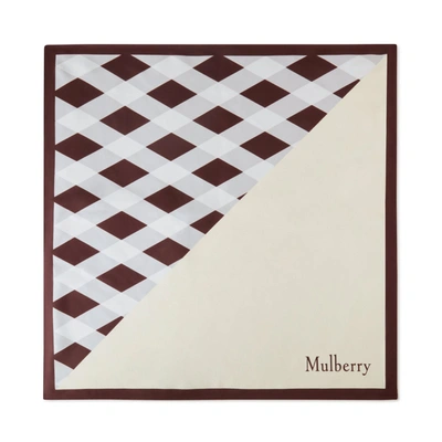 Mulberry Vichy Square In White