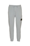 Stone Island Compass-patch Cotton Track Pants In Blue
