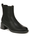 DR. SCHOLL'S SHOES REDUX WOMENS FAUX LEATHER STACK HEEL ANKLE BOOTS