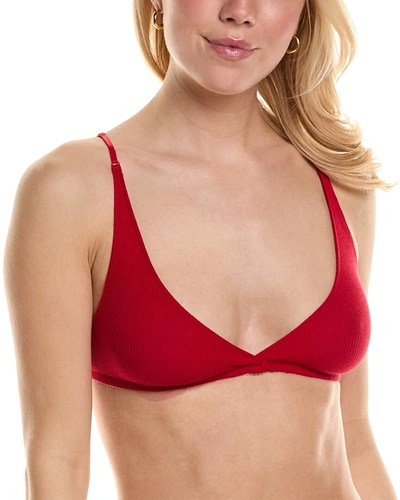Only Hearts Oc Hi-point Bralette In Red