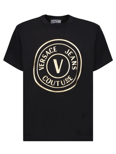 Versace Jeans Couture T-shirts In Black