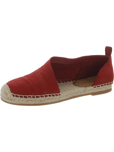 1.state Dela Womens Nubuck Espadrille D'orsay In Red