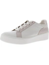 27 Edit Marisol Womens Leather Colorblock Casual And Fashion Sneakers In Multi