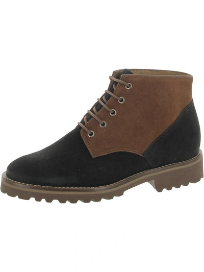 Driver Club Usa Highland Park Womens Suede Anke Chukka Boots In Brown