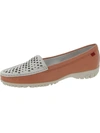 MARC JOSEPH MADISON GOLF WOMENS LEATHER SLIP ON LOAFERS