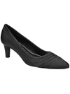 EASY STREET NOBEL WOMENS SATIN GLITTER PUMPS